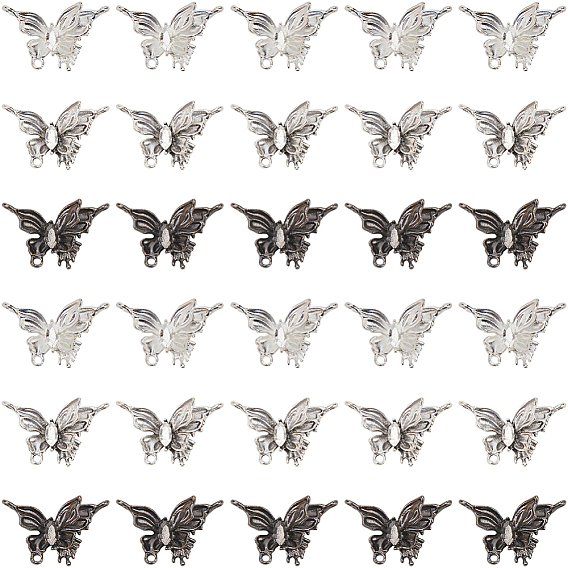 30шт 3 цвета aolly люстра компонент ссылки, бабочка