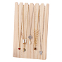 Деревянные подставки для ожерелий, Браслеты, прямоугольные