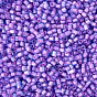 TOHO Hexagon Seed Beads, Japanese Seed Beads, Opaque Luster, (123) Opaque Luster Light Beige, 8/0, 3mm, about 429pcs/10g