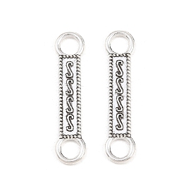 Подвески из сплава в тибетском стиле, прямоугольник ссылки