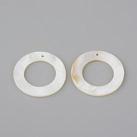 Freshwater Shell Pendants, Ring