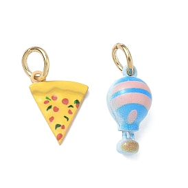 304 нержавеющей стальной эмали подвески, золотые