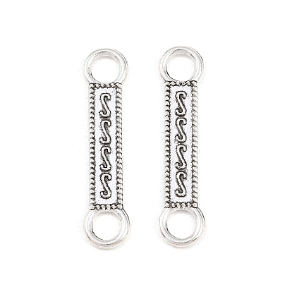 Подвески из сплава в тибетском стиле, прямоугольник ссылки