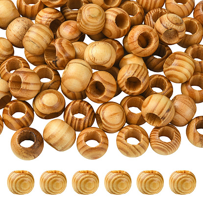 Бусы из сосны, круглые