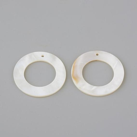Freshwater Shell Pendants, Ring