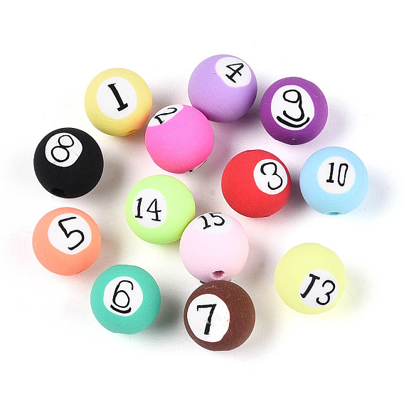 Бусины из полимерной глины , раунд с номером