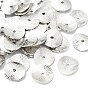 Perles d'espacement en laiton shegrace, plat rond, sans cadmium et sans nickel et sans plomb