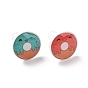 Colorful Acrylic Imitation Food Stud Earrings with Platic Pins for Women