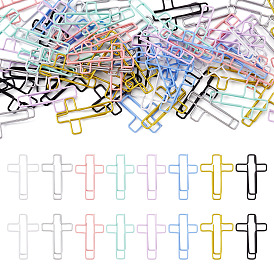 80шт. 8 виды железных и пластиковых скрепок для бумаги, крестик