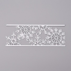 Snowflake Frame Carbon Steel Cutting Dies Stencils, for DIY Scrapbooking/Photo Album, Decorative Embossing DIY Paper Card, for Christmas