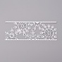 Snowflake Frame Carbon Steel Cutting Dies Stencils, for DIY Scrapbooking/Photo Album, Decorative Embossing DIY Paper Card, for Christmas