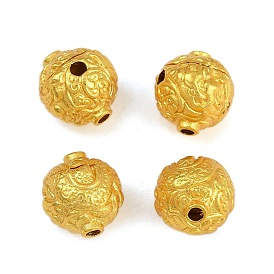 Латунные бусины, долговечный, стойки покрытие, круглые