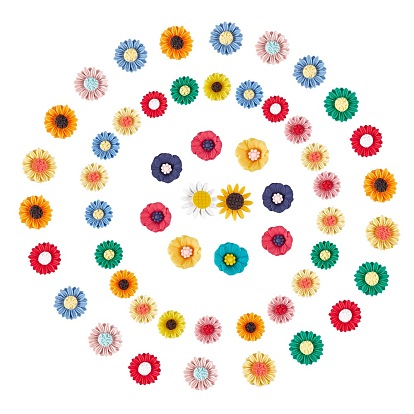 Resin Cabochons, Flower