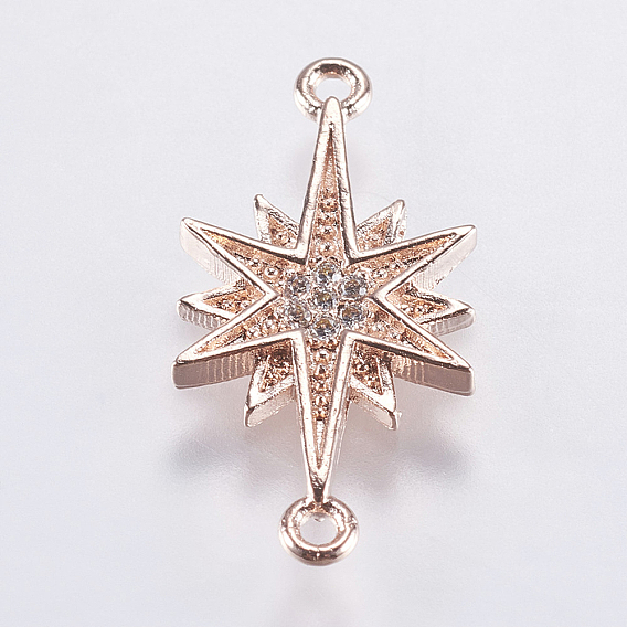 Латунные микро проложить кубических ссылки циркония, без свинца и без кадмия, Сияющая звезда