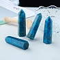 Point Tower Natural Apatite Home Display Decoration, Healing Stone Wands, for Reiki Chakra Meditation Therapy Decors, Hexagon Prism
