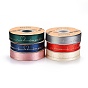 Polyester Ribbons, Single Face Printed, Heartbeat & Word Love You Pattern, for DIY Gift Packing