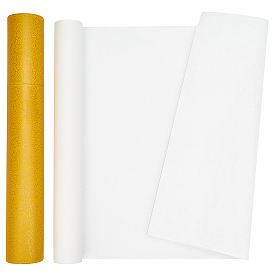 20M Cicada Wing Paper Roll for Calligraphy Painting, with Ppaper Potable Tea Storage Box