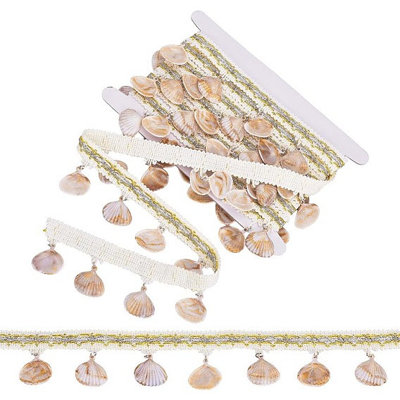 3.2 ленты из полиэстера в ярдах, с формой ракушки из смолы для аксессуаров одежды