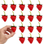 20Pcs Foam Simulated Strawberry Model, Imitation Fruit, for Showcase & Photography Props