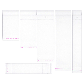 300Pcs 6 Styles OPP Cellophane Bags, Rectangle