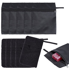 10шт. 2 модели водонепроницаемых сумок на молнии из оксфордской ткани и нейлона, прямоугольные