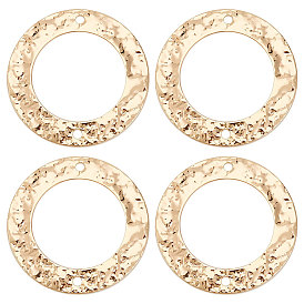 30 шт. латунные подвески для разъемов, долговечный, без никеля , , кольцевые звенья