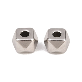 304 Stainless Steel Charms, Cube Charms