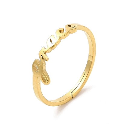 Ионное покрытие (IP) 304 регулируемое кольцо с надписью из нержавеющей стали