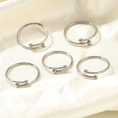 304 открытые манжеты из нержавеющей стали для женщин