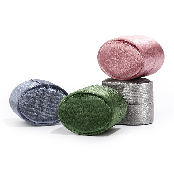 Бархатная шкатулка-органайзер для украшений, с деревом внутри, обтянутый бархатом, портативный кейс для хранения ювелирных изделий, Для кольца, серьги и ожерелье