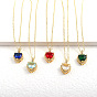Fashionable Simple Lock Bone Chain Necklace with Pendant - Minimalist, Stylish, Versatile.
