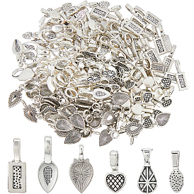 200шт. тибетский стиль сплав клей-на плоские накладки для изготовления подвесок, без кадмия и без свинца