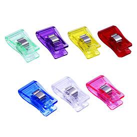 White edged plastic large positioning storage colorful clip multi-size patchwork sewing long tail clip