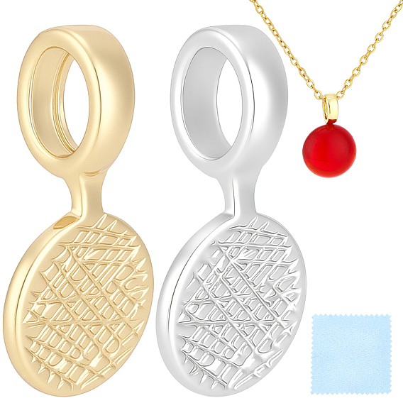 2 pièces 2 couleurs 925 anneaux à coller plats en argent sterling