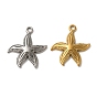 Ионное покрытие (ip) 304 подвески из нержавеющей стали, очарование морской звезды