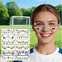 Water Transfer Paper Self Adhesive Stickers, Football Face Stickers