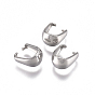 Tarnish Resistant 304 Stainless Steel Snap on Bails, Pendant Bails