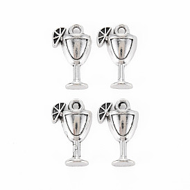 Подвеска из сплава в тибетском стиле для эмали, без кадмия и без свинца, чашка