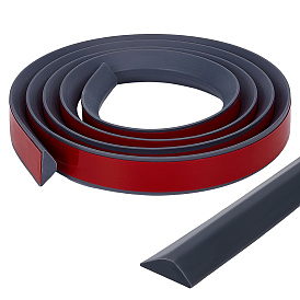Пластиковый резиновый водонепроницаемый барьер для предотвращения протекания, клейкая кромочная полоса для заполнения зазора между стеной и столешницей