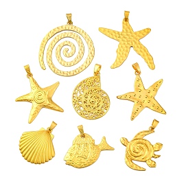 Большие сплавочные подвески, раковина/раковина/морская звезда