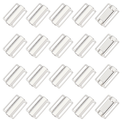 20зажимы для бикини из сплава, запасная часть застежки бюстгальтера, нижнее белье с застежкой спереди