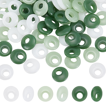 90 шт 3 цвета прозрачные стеклянные бусины, диск