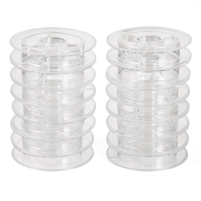 16шт. пластиковые катушки для ниток, для вышивальных и швейных машин