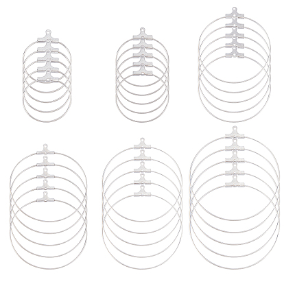 304 Stainless Steel Hoop Earrings, Earring Accessories
