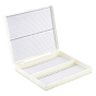 1Pc Plastic Microscope Slide Storage Box, Rectangle