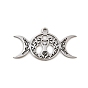201 подвески из нержавеющей стали, оберег тройной богини луны, анти-тускнение