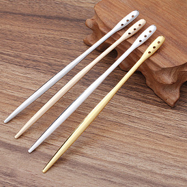 Ancient Style Iron Hair Stick Finding, for DIY Jewelry Accessories