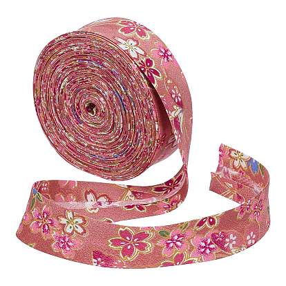 Хлопковая лента с цветами, для упаковки подарков, аксессуары для волос ремесло