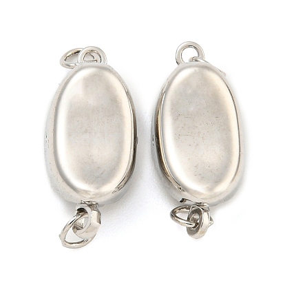 Латунная застежка, с целью перехода в кольце, долговечный, без свинца и без кадмия, овальные