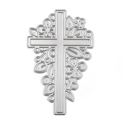 Cross Carbon Steel Cutting Dies Stencils, for DIY Scrapbooking/Photo Album, Decorative Embossing DIY Paper Card